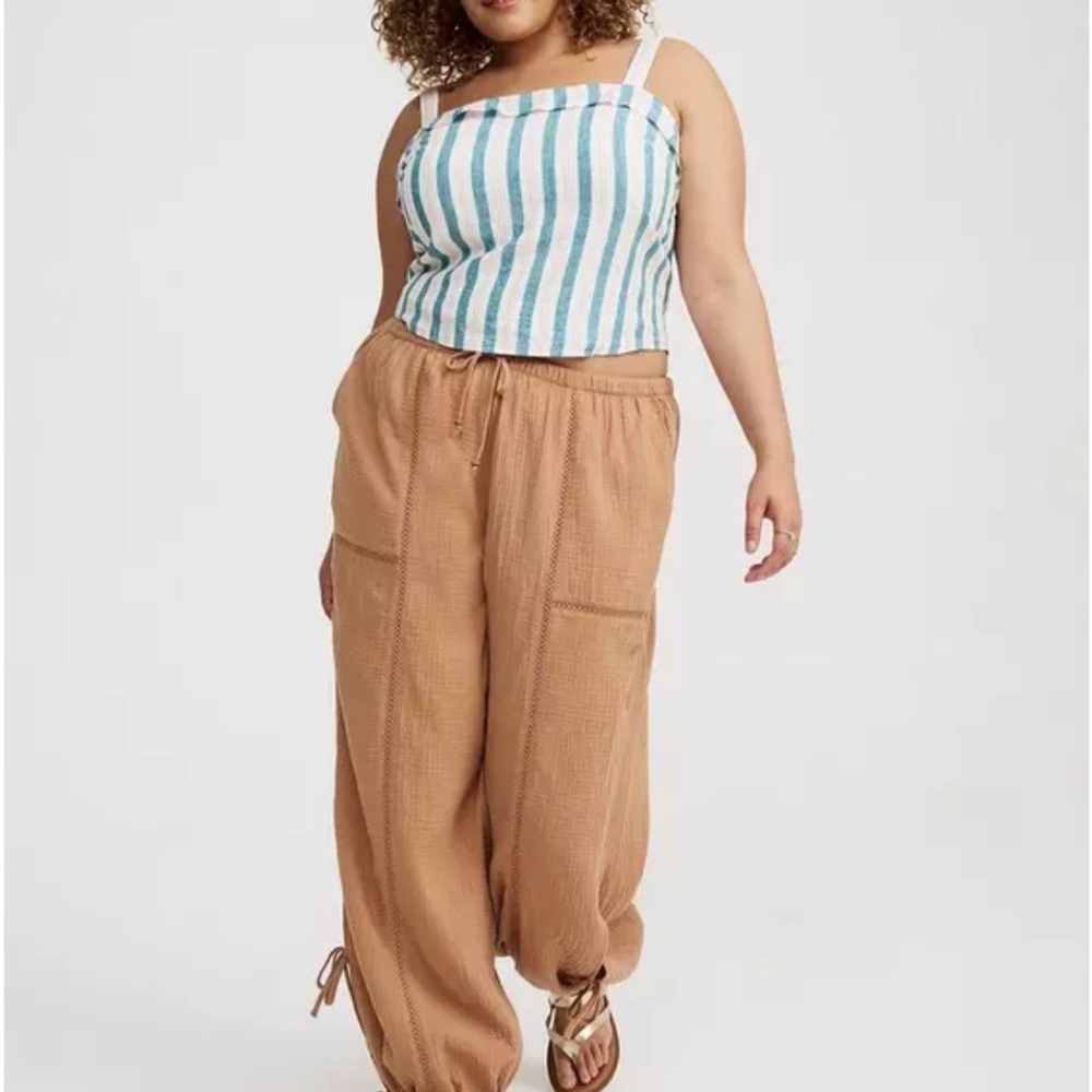 Torrid - Tan - Pull-On High-Rise Relaxed Jogger